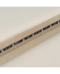 Streamdale Furniture Twin Upholstered Daybed with Led, Storage & Trundle