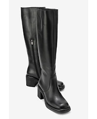 Forever & Always Shoes Women Fros Leather Knee High Boot