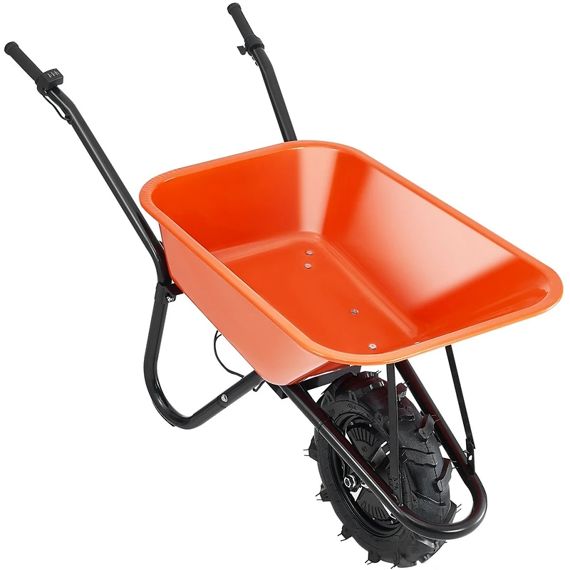 Sugfit 500W Electric Wheelbarrow with Power Drive & Large Hopper