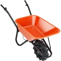 Sugfit 500W Electric Wheelbarrow with Power Drive & Large Hopper