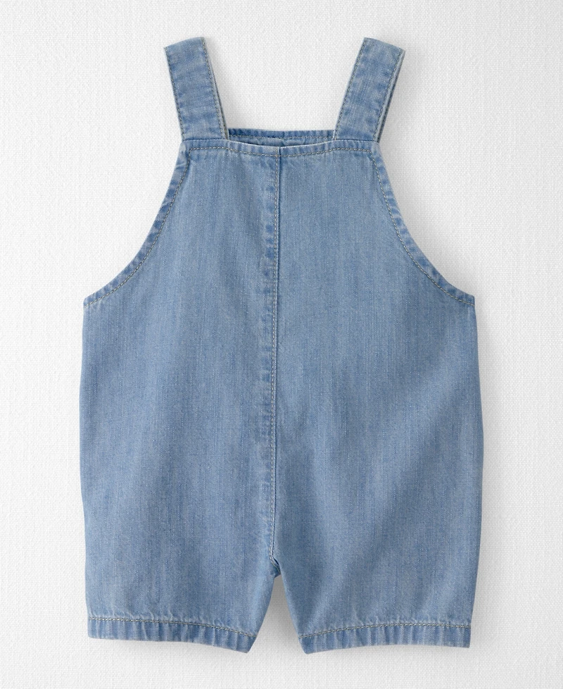 Little Plane by Carters Baby Boys' Chambray Square Neck Shortall