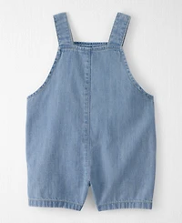 Little Plane by Carters Baby Boys' Chambray Square Neck Shortall