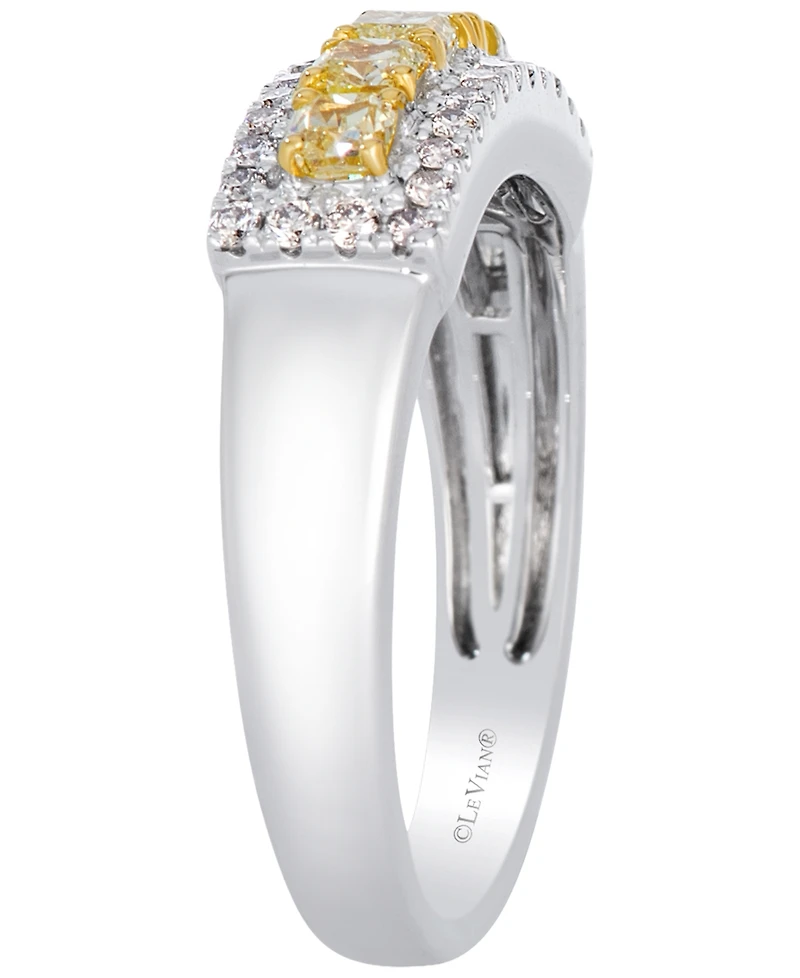 Le Vian Fancy Yellow Diamond (0.50 ct. t.w.) & Nude Diamond (0.23 ct. t.w.) Ring in 14k Two-Tone Gold