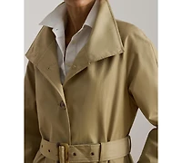Lauren Ralph Women's Single Breasted Belted Trench Coat