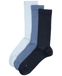 Perry Ellis Portfolio Men's 3-Pack Pique Flat Socks