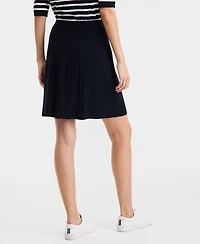 Nautica Jeans Women's Pleated Sweater Skirt