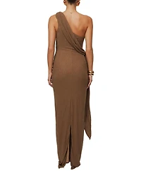 Jluxlabel Women's Rich Mocha Wrap Dress