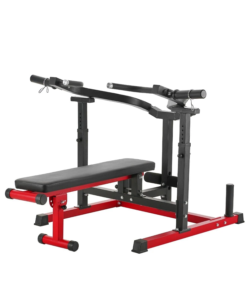 Sugfit Chest Press Machine Adjustable Bench Press Trainer for Home Gym 450 Lb