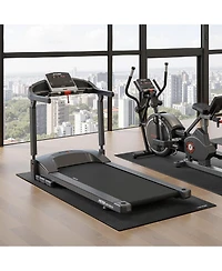 Sugift Treadmill Mat 35.5"x78.7" Heavy Duty Pvc Exercise Equipment Floor Protector