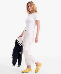 On 34th Women's High-Rise Utility Straight-Leg Ankle Pants, Macy's Exclusive