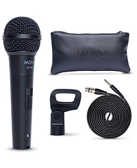 Movo Hv-M5 Dynamic Xlr Cardioid Vocal Microphone with Internal Shockmount and Windscreen
