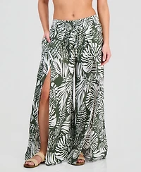 Dotti Women's Smocked-Waist Cover-Up Pants