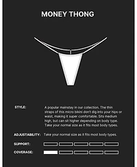 Minimale Animale Women's G Money Thong Bikini Bottom
