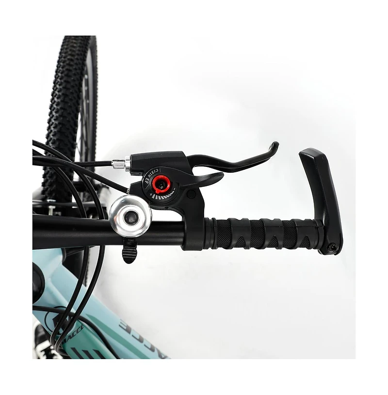 Artudatech 29-Inch 21-Speed Mountain Bike with Dual Disc Brakes & Suspension Fork for Stability