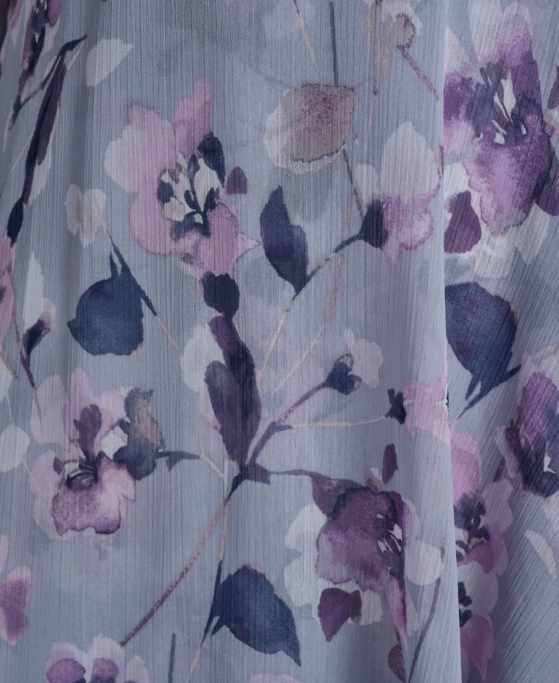 Calvin Klein Plus Balloon-Sleeve Wrap Dress