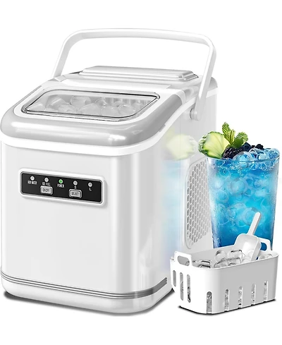 Cowsar Countertop Ice Maker, 26-Lb./Day, Self-Cleaning