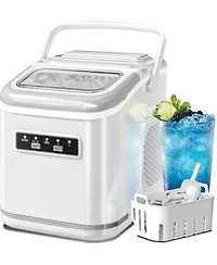 Cowsar Countertop Ice Maker, 26-Lb./Day, Self-Cleaning
