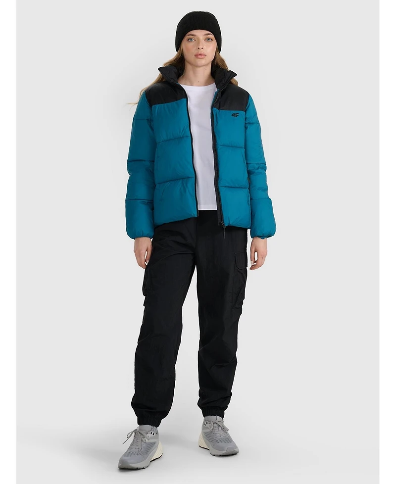 4F Women's padded jacket with synthetic filling