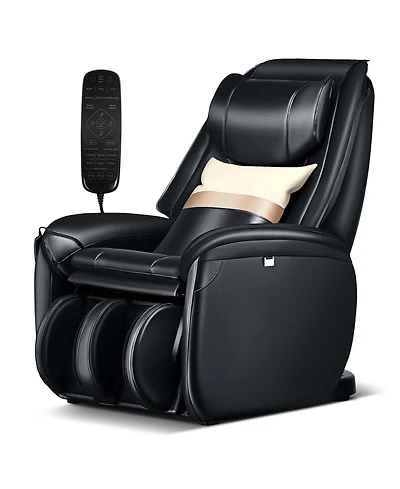 Costway Massage Chair Full Body Sl Track Zero Gravity with Pillow Reversible Footrest Heat