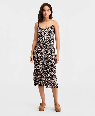 Lucky Brand Women's Printed Simone Slip Dress