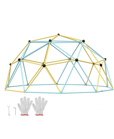 Sugift 10FT Kids Climbing Dome Jungle Gym 750 Lb Capacity