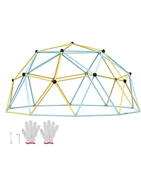 Sugift 10FT Kids Climbing Dome Jungle Gym 750 Lb Capacity