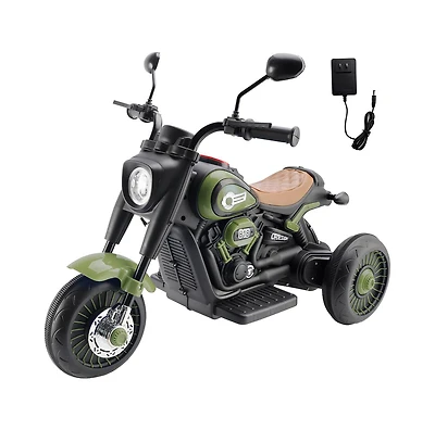 Bruce & Shark 6V 3-Wheel Kids Motorcycle for Ages 1-3, Electric Toy with Light Music