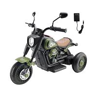 Bruce & Shark 6V 3-Wheel Kids Motorcycle for Ages 1-3, Electric Toy with Light Music