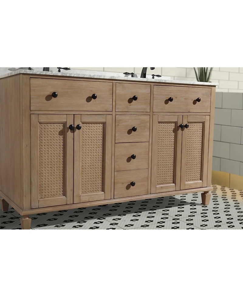 Ari Bath 55" Annie, Weathered Fir Finish