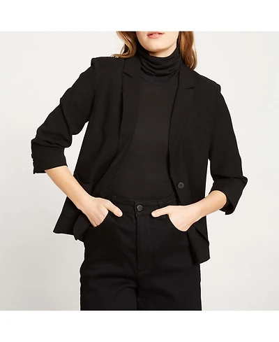 Universal Standard Plus Meg Double Luxe Short Blazer