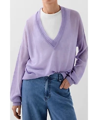 Scalpers Women's Alpaca V Jumper