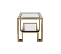 Z Gallerie Duplicity End Table