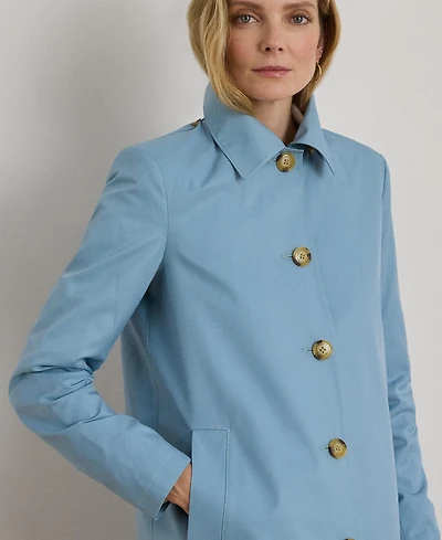 Lauren Ralph Women's Hooded Raincoat