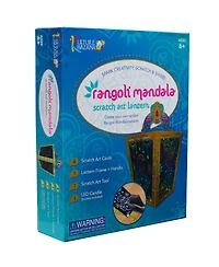 Kulture Khazana Rangoli Mandala Scratch Art Lantern