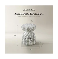 Z Gallerie Lithia Side Table