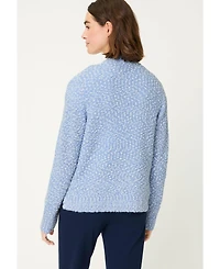 Olsen Women's Two-Tone Boucle Cardigan