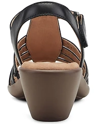 Easy Spirit Women's Cortney Leather Strappy Dress Sandals