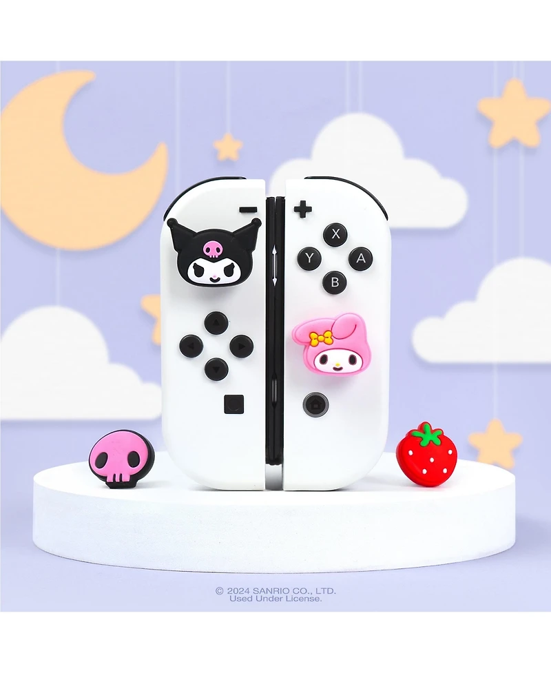 Hamee Hello Kitty and Friends Thumb Grips Compatible with Nintendo Switch Oled/Switch Lite, Character Joystick Grip Cover Caps