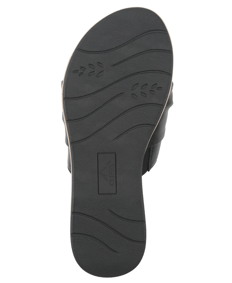 Cliffs by White Mountain Women's Bonelle Slide Sandals