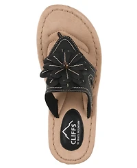 Cliffs by White Mountain Women's Cashlyn Flower Sandals