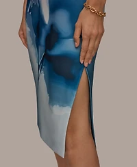 Donna Karan New York Women's One-Shoulder Midi Dress