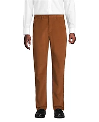 Lands' End Men's Corduroy Comfort Waist Classic Fit Plain Front Pant