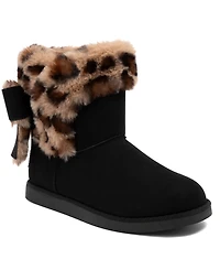 Juicy Couture Women's Kenia Cozy Bow Detail Booties