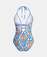 Cupshe Women's Double Dusk Black One-Piece Swimsuit