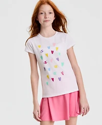Champion Girls' 7-16 Multi Heart T-Shirt