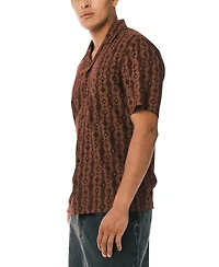 Buffalo David Bitton Men's Sandro Printed Short-Sleeve Camp Shirt