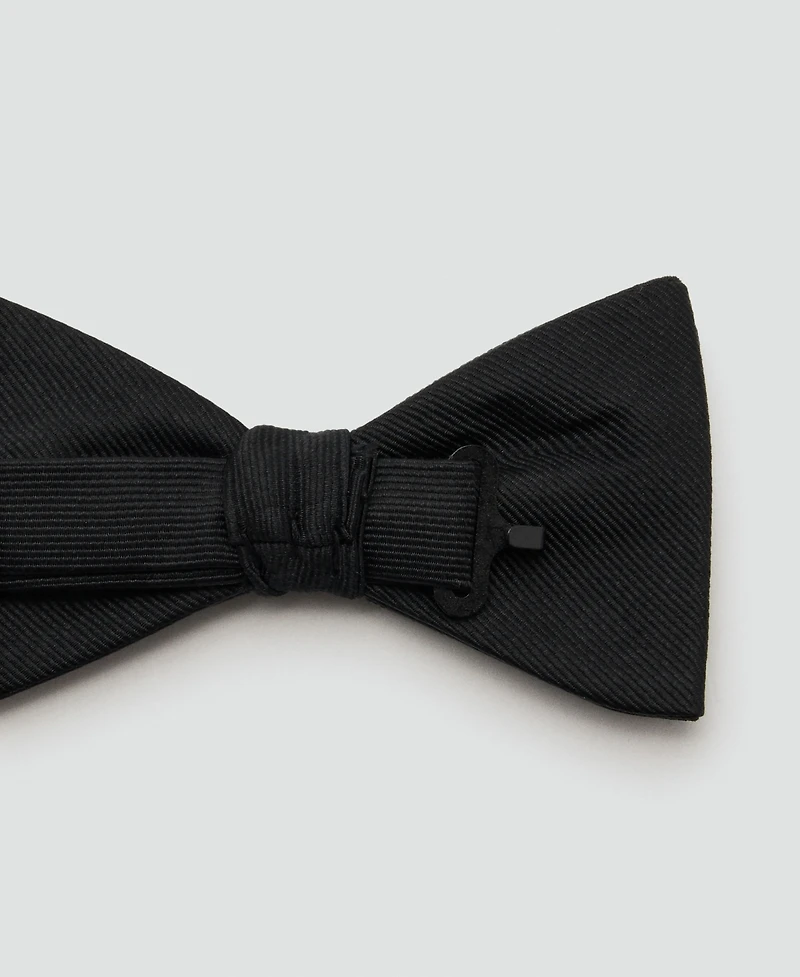 Mango Men's Microstructure Classic Bow Tie