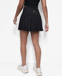 Dkny Women's Pique Pleated Tennis Skort