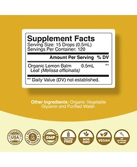 Lemon Balm, Lemon, 2oz