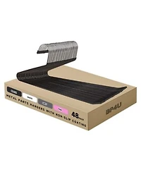 Bp4u Open Ended Heavy Duty Metal Pants Hangers Heavy Duty Space Saving Steel Towel Scarf Hangers